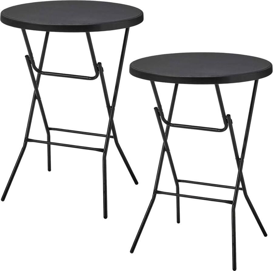 Brandless Staantafel Partytafel Inklapbaar Statafel Rond Stevig - Foto 2