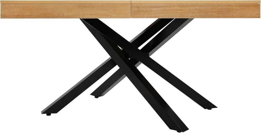 Brandless Uitschuifbare Eettafel Verlangbare Keukentafel 140x80x75 - Foto 2