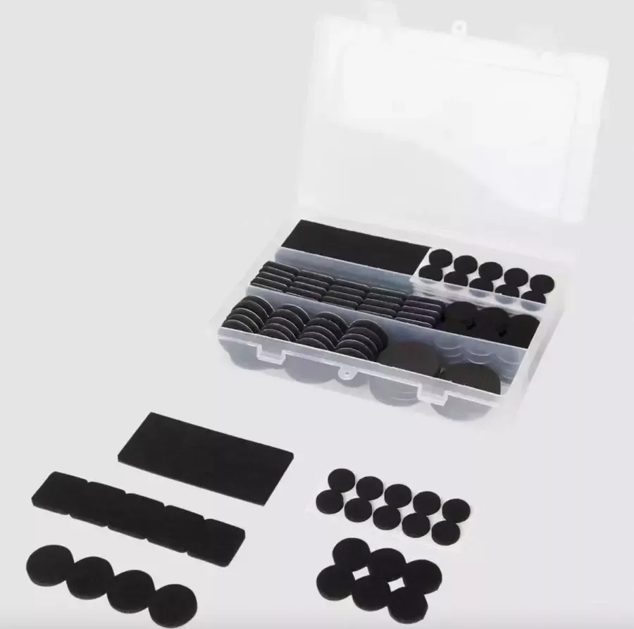 Brash Anti Kras Vloerbeschermer Vilt 177 Stuks Stoelpoot Beschermers Meubelglijders Vloerglijders Anti-kras Viltjes