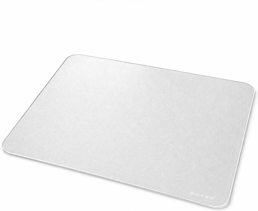 Brasq Rechthoekige Stoelmat CM100 Transparant 90x120 cm Hoogwaardig PVC Vloerbeschermer voor Harde Vloeren - Foto 4