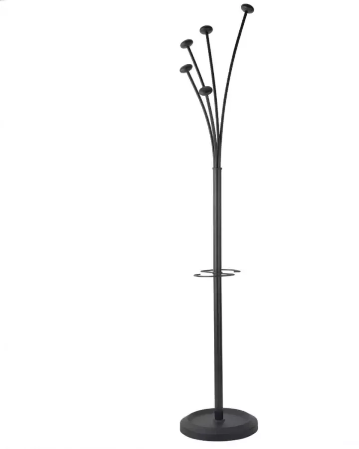 Brasq Kapstok Chicago Kapstok staand Kapstokken 188 x 35 x 35 cm Zwart - Foto 3