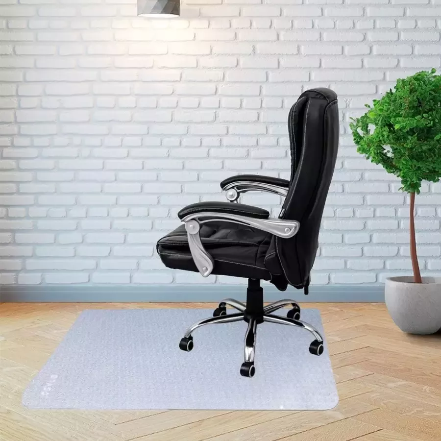 Brasq CM300 Transparante vloerbeschermingsmat stoelmatten (90x120) voor zachte vloer - Foto 2