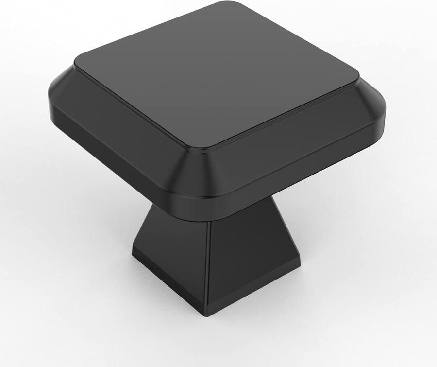 Brenzoos Meubelknoppen Zwart 10 Stuks Voor Kast en Kledingkast met Schroeven