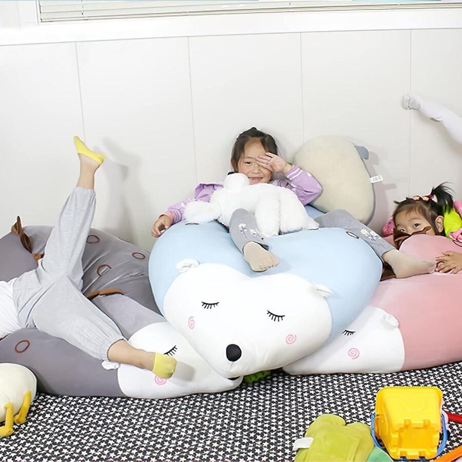 Brenzoos Opbergzak voor Gevulde Dieren Zitzak Stoel Opbergen Speelgoed Kindvriendelijke Lounger