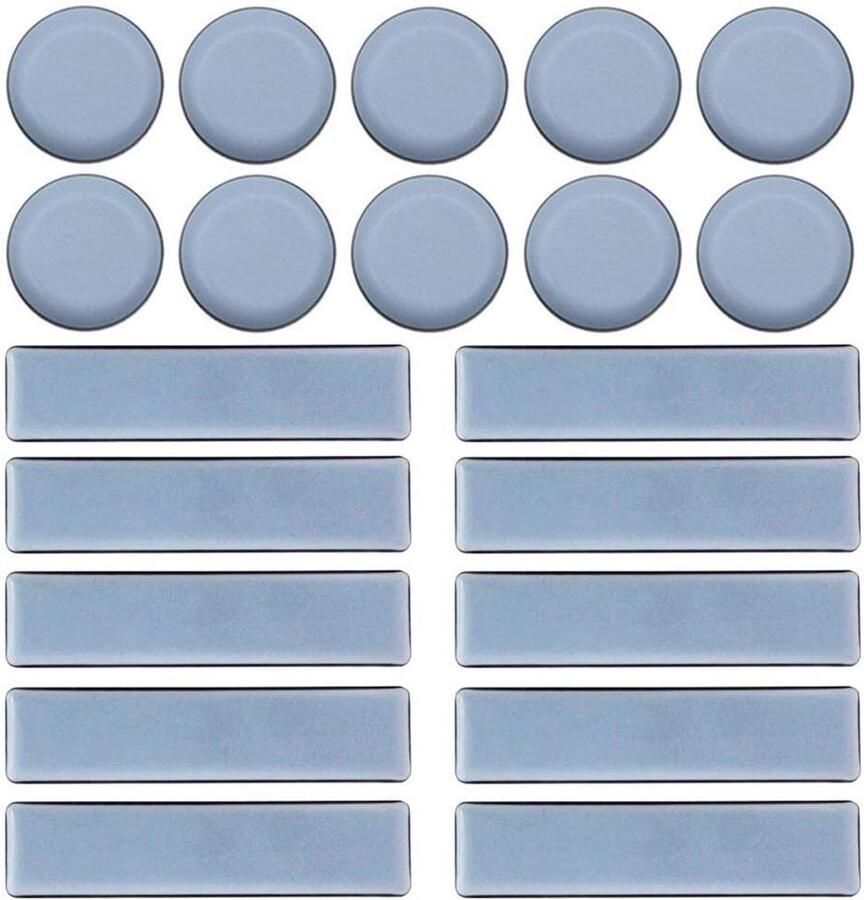 Brenzoos Teflon Meubelglijders 20 stuks zelfklevend voor Stoelen en Meubels Stoelonderdeel