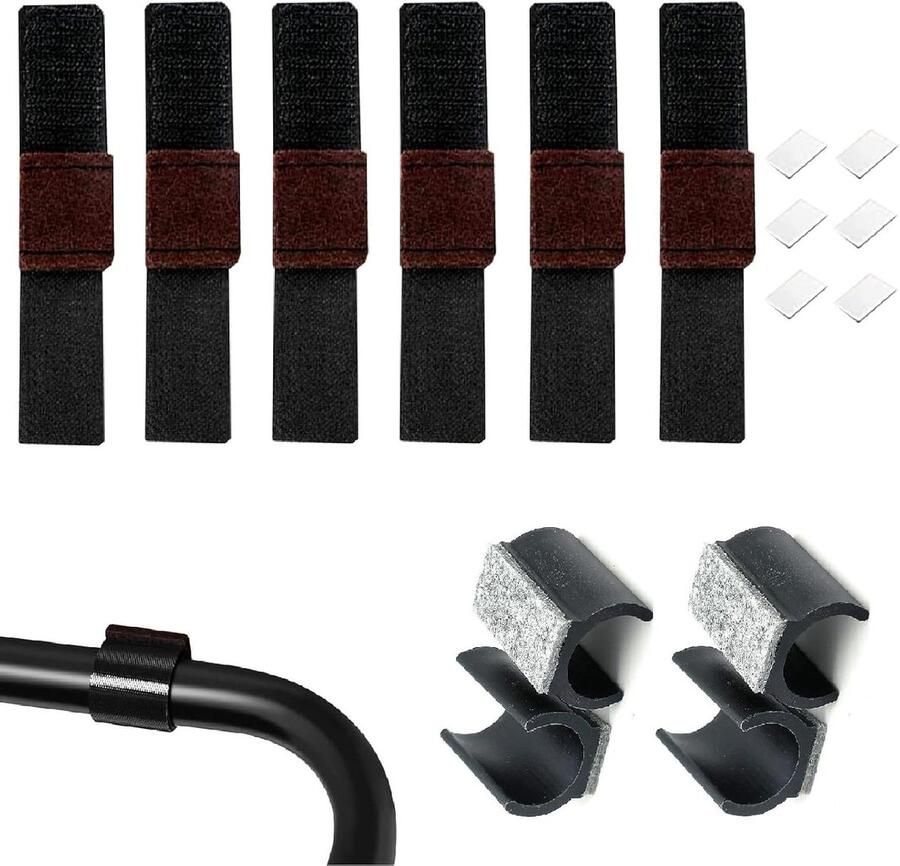 Brenzoos **Viltglijders en Viltdoppen voor Stoelen Set van 6 Zelfklevende Vloerbeschermers** Stoelonderdeel