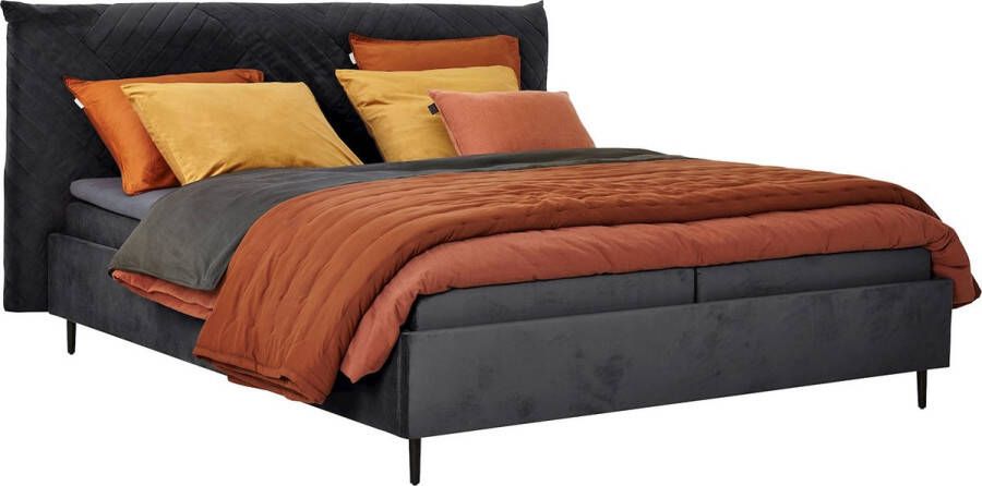 BBright B Bright Bed Sapphire 180 x 220 cm anthracite