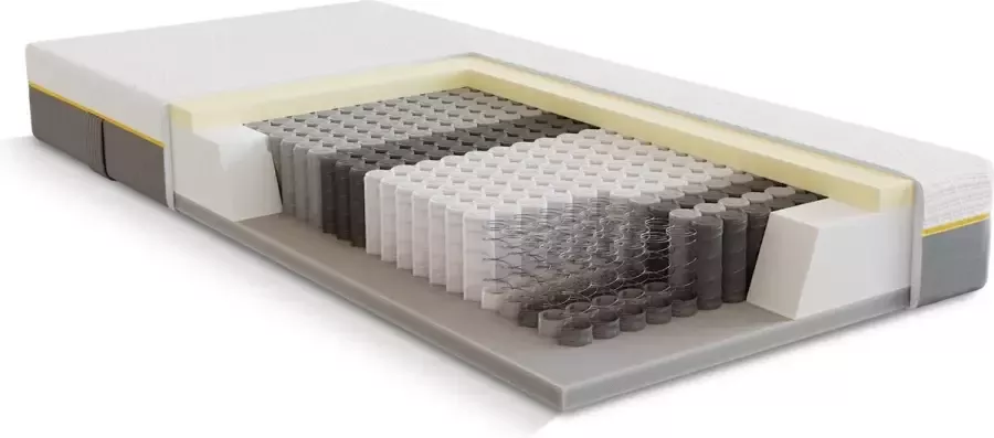 BBright B Bright Pocketveermatras B Bright 4300 en 4350 gel comfortlaag 70 x 200 cm - Foto 3