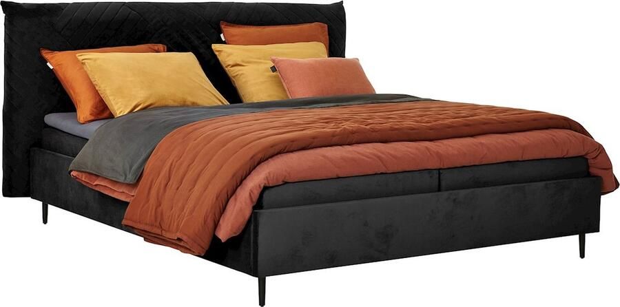 Bright B Bed Sapphire 160 x 200 cm onyx