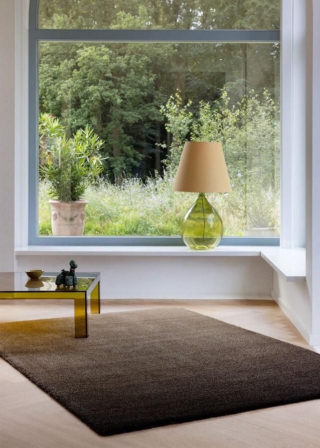 Brink & Campman Shade Low Beige Dark Chocolate 010101 Vloerkleed 200 x 300 cm Brown Rectangular Wool Dining room Living room Gradation Country Modern - Foto 2