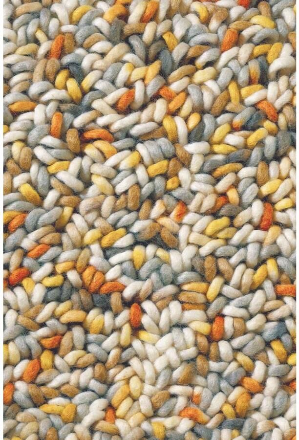 Brink & Campman Vloerkleed 250 x 350 cm Beige Multicolor Rectangular Wool Dining room Living room Bedroom Stripes Modern