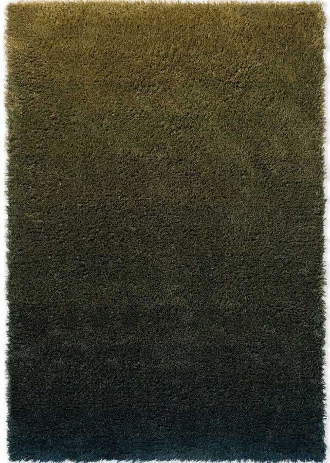 Brink & Campman Shade High Brass Indigo 011908 Vloerkleed 200 x 300 cm Groen Rectangular Wol Woonkamer Schakering Shaggy Hoogpolig Modern - Foto 2