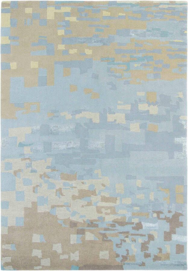 Brink & Campman Brink en Campman Yara Mist 134218 Vloerkleed 170x240 Rechthoek Laagpolig Tapijt Modern Beige Blauw - Foto 2