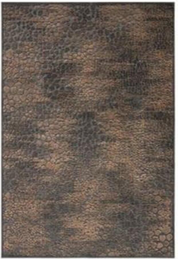 Brinker Vloerkleed Ensuite Onyx Brown black 160x230