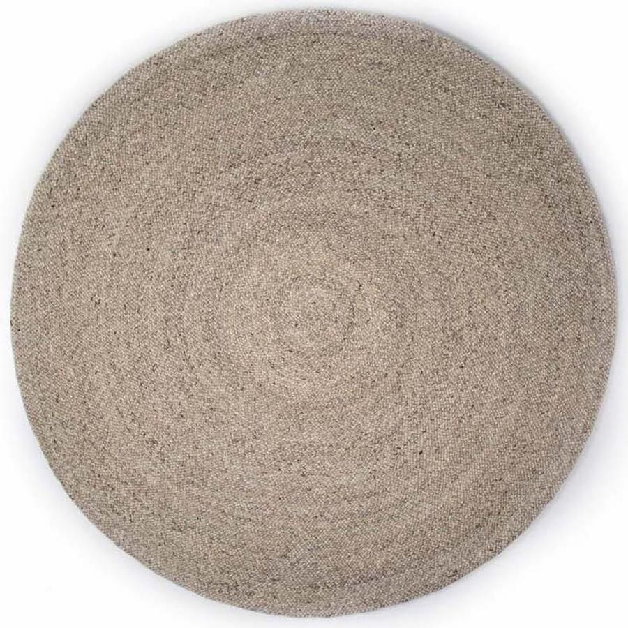 Brinker carpets Bellano Light Grey 814 Vloerkleed Ø 200 cm Grey Round Viscose Wool Dining room Living room Mottled Bohemian Country Modern - Foto 2