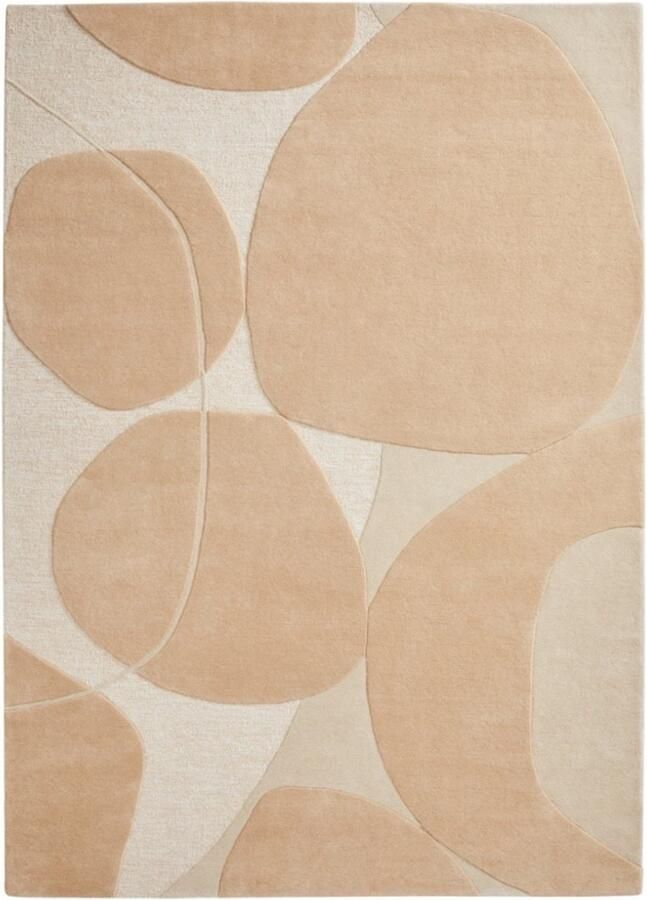 Brinker carpets Bolsena Pink Vloerkleed 200 x 300 cm Pink Rectangular Wool Dining room Living room Geometric Abstract Modern