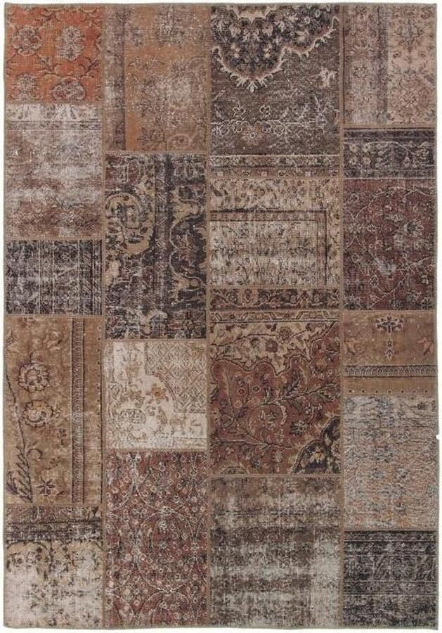 Brinker carpets Festival Bukan Antik Rust Vloerkleed 200x290 cm Rechthoekig Laagpolig Patchwork Tapijt Oosters Bruin