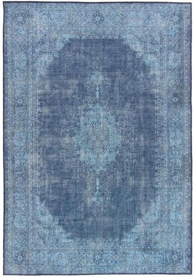 Brinker carpets Festival Shirak Light Blue Vloerkleed 200x290 cm Rechthoekig Laagpolig Vintage Tapijt Oosters Blauw