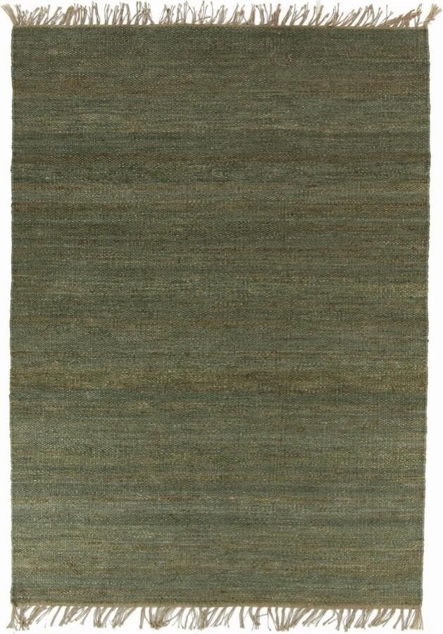 Brinker carpets Festival Slam Green Vloerkleed 200x290 Rechthoek Laagpolig Tapijt Landelijk Groen