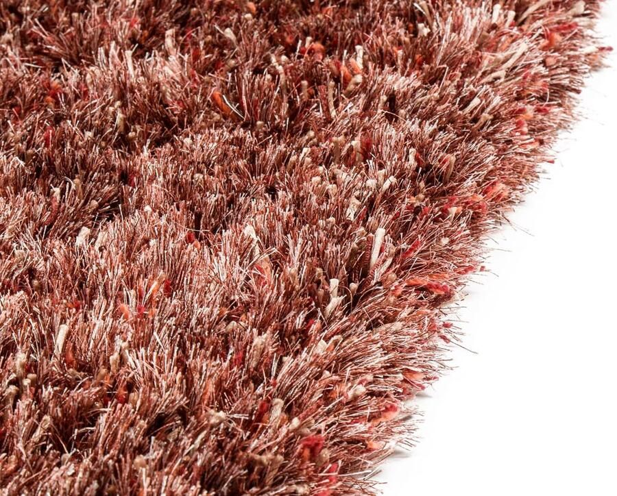 Brinker carpets New Paulo Peach 307 Vloerkleed 170 x 230 cm Roze Rectangular Polyester Woonkamer Gespikkeld Shaggy Hoogpolig Modern