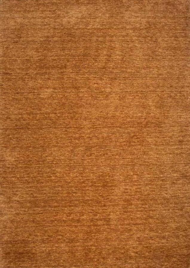Brinker carpets San Stefano Rust Vloerkleed 200 x 300 cm Orange Rectangular Wool Dining room Living room Plain Mottled Modern