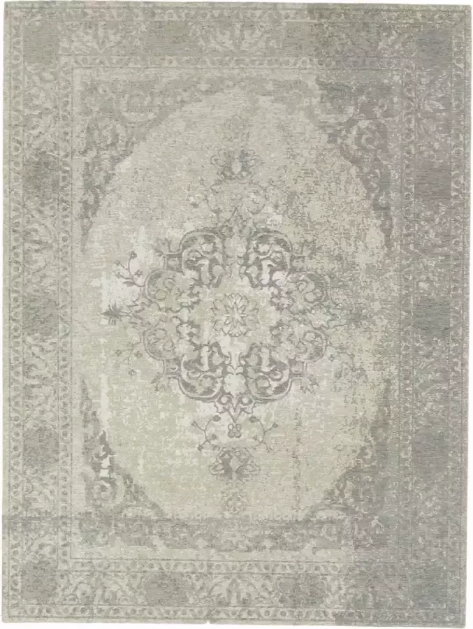Brinker carpets Feel Good Meda Silver Vloerkleed 200x300 Rechthoek Laagpolig Vintage Tapijt Landelijk Beige Grijs - Foto 1