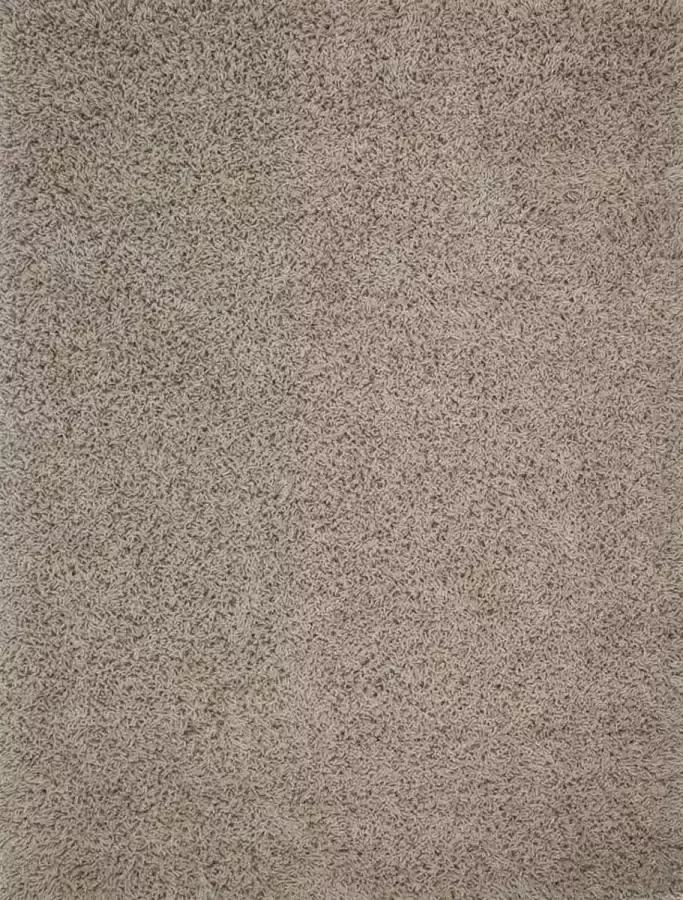 Brinker carpets Berbero Lungo Cloud White 815 Vloerkleed 200 x 300 cm Ivoor Rectangular Viscose Wol Woonkamer Effen Shaggy Hoogpolig Scandinavisch Modern