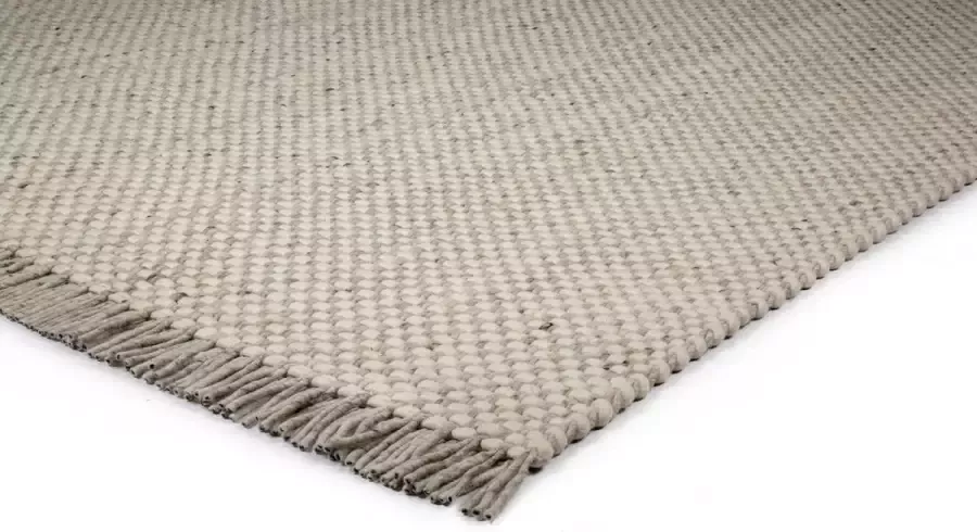 Brinker carpets Vloerkleed Brinker Burano White Grey 001-367 x 230 cm