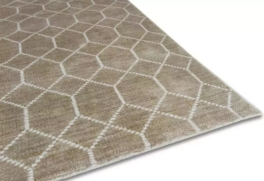 Brinker carpets Vloerkleed Laatz Champagne x 230 cm