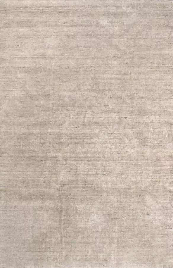 Brinker carpets New Berbero Beige Vloerkleed 170 x 230 cm Beige Rectangular Wool Living room Plain Bohemian Country Modern