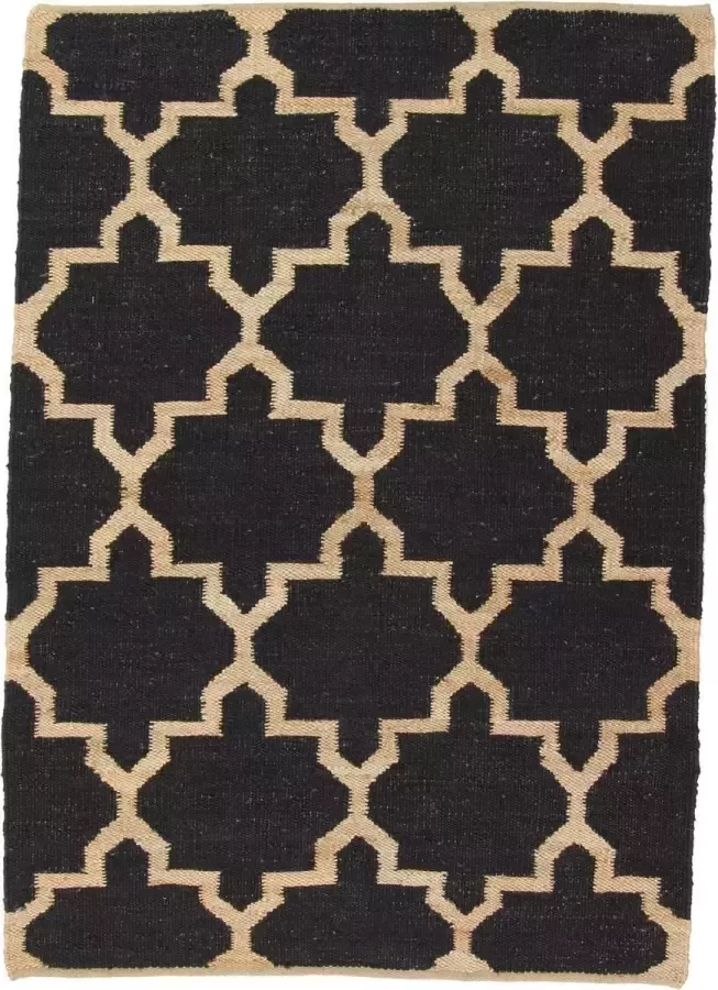 Brinker Vloerkleed Token Black Natural 160 x 230 cm