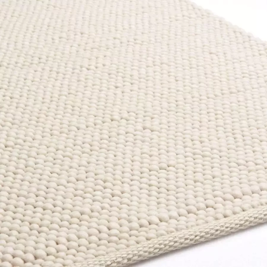 Brinker Wollen vloerkleed Greenland 1 Ivoor False 100% niet-voorbewerkte wol 200 x 300 cm (L)