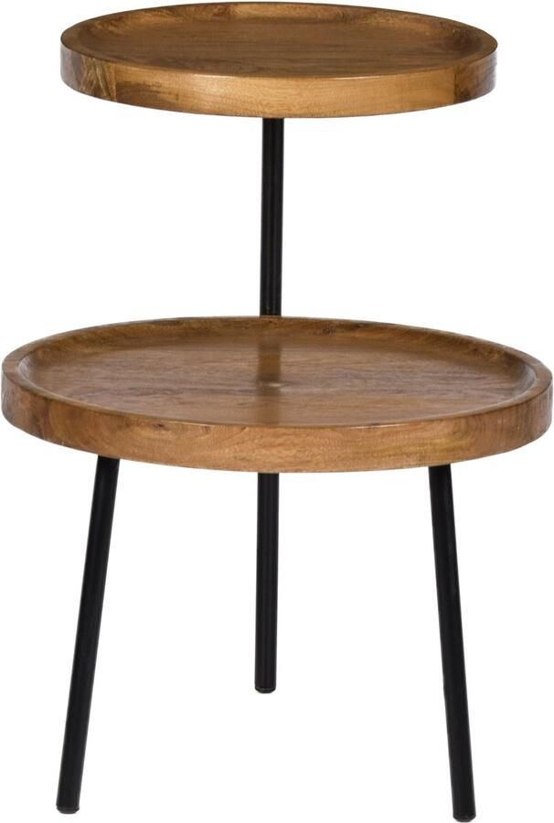 Brix Bijzettafel Ruby Mangohout 45x45x60