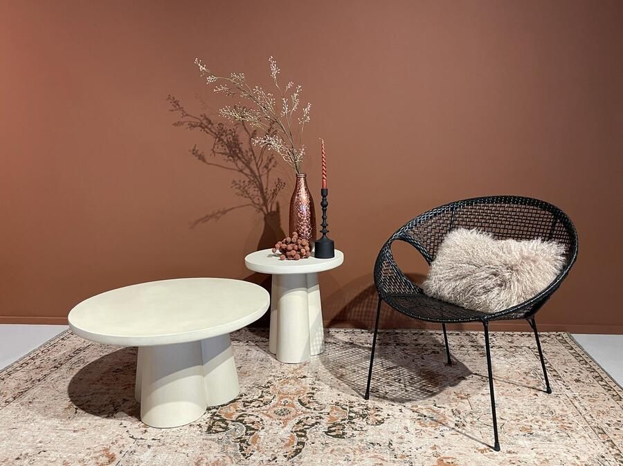 Brix D Salontafel Clubs Sandy 80cm Beton MDF - Foto 2