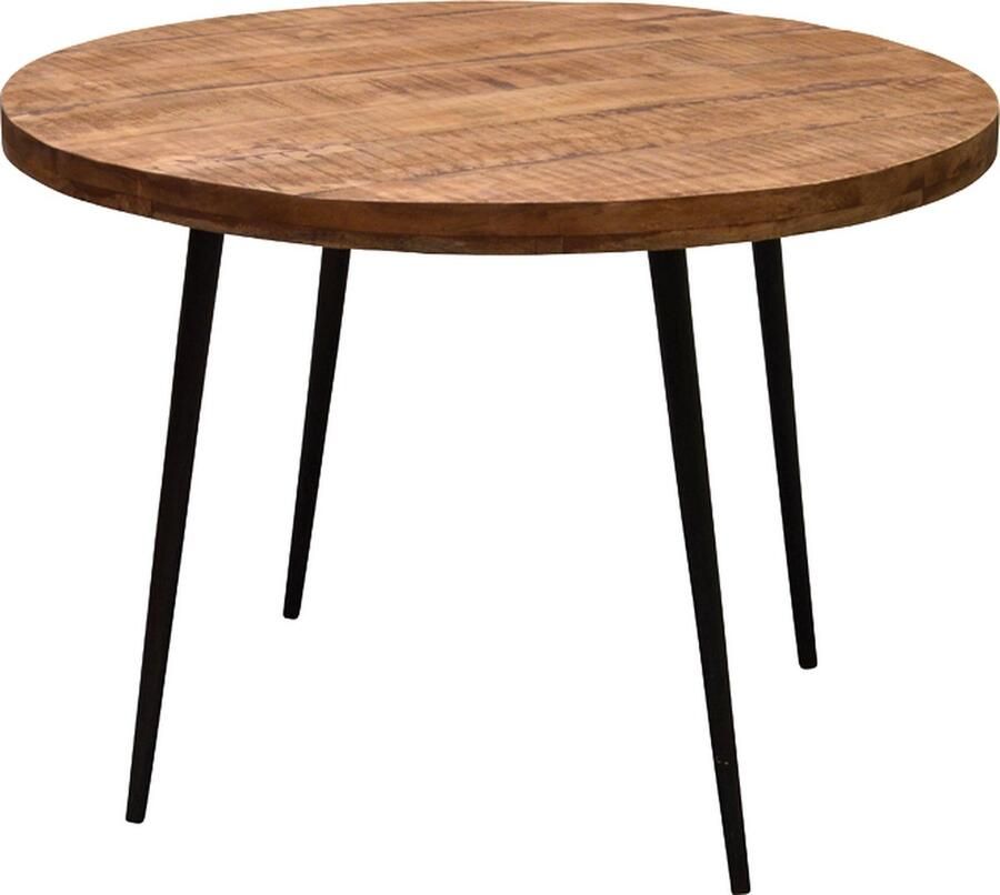 Brix Eetkamertafel Justin 120 cm Mangohout Bruin - Foto 2