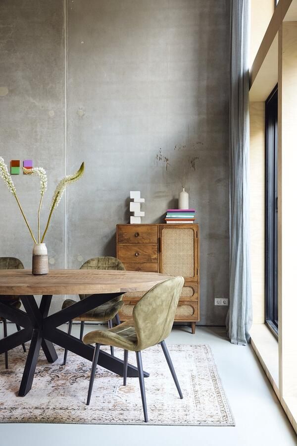 Sohome Ovale Eettafel Yannick Mango met staal 210 x 100cm Hout Ovaal - Foto 2