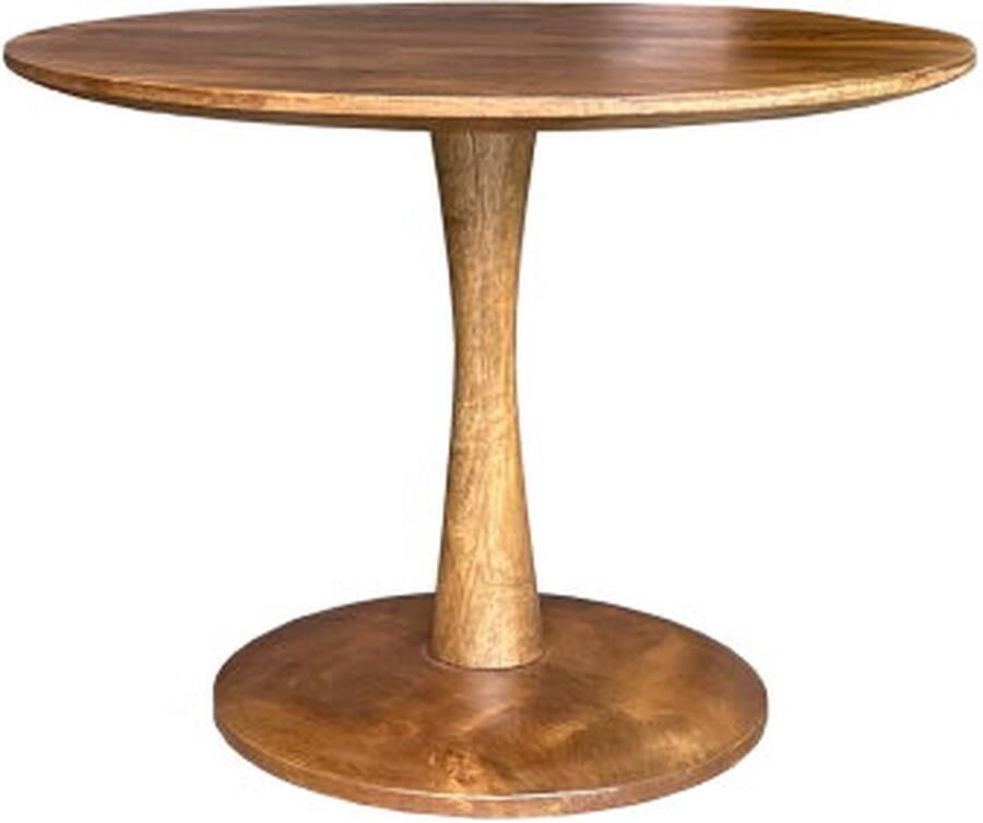 Brix Salontafel Vivian Bruin 60x60x38cm Mangohout - Foto 4