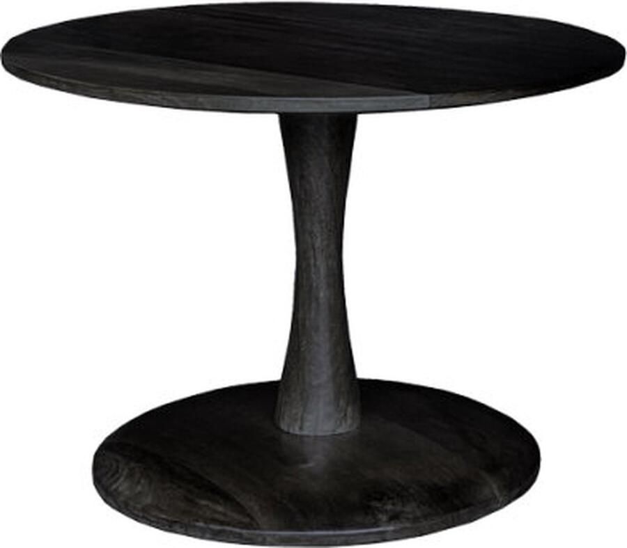 Brix Salontafel Vivian Zwart 60x60x38cm Mangohout - Foto 2