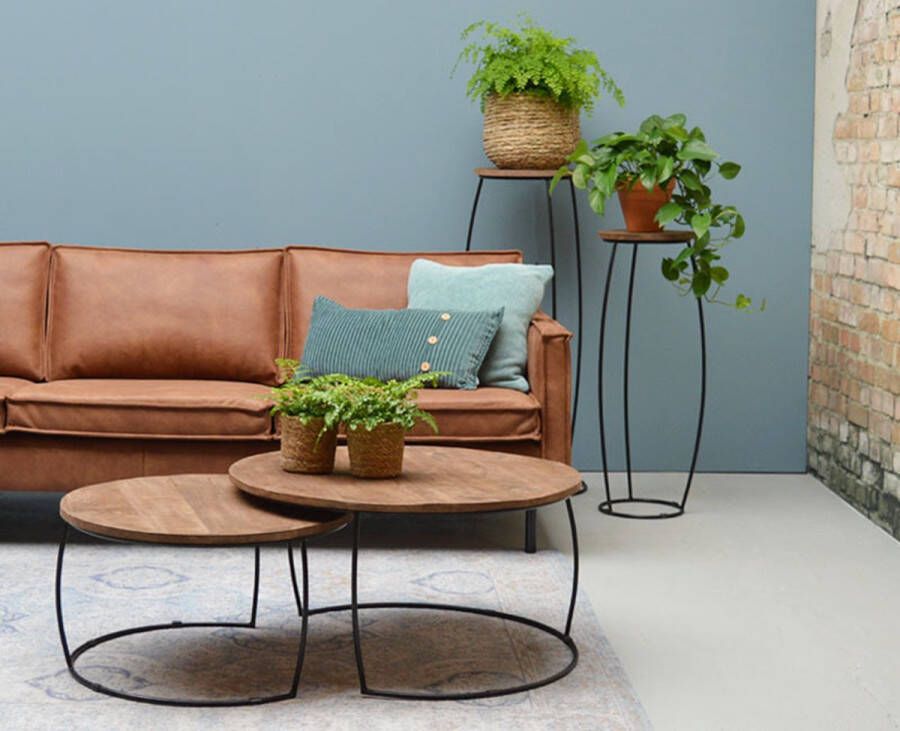 Brix salontafelset Emma Black Set van 2 - Foto 2