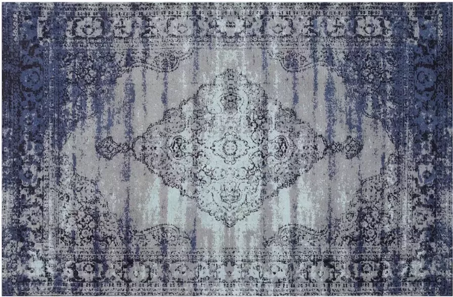 Brix Vloerkleed Kelly Indigo Blue 200x290x1 Katoen