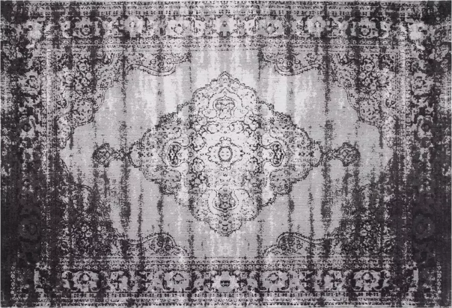 Brix Vloerkleed Kelly Vintage Black 170x240 Katoen