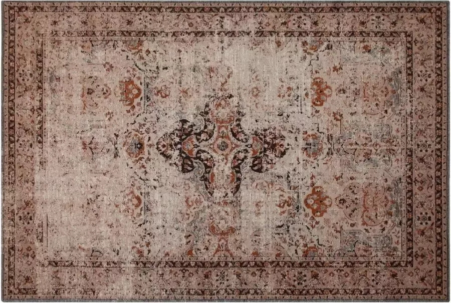 Brix Vloerkleed Raffles Beige 200x290x1 Katoen