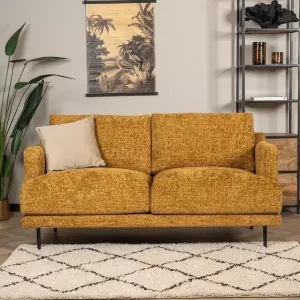 Bronx71 2 5-zits bank Denver okergeel stof chenille