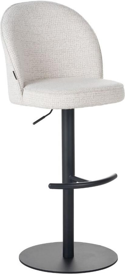 Bronx71 Barkruk Odin gemêleerde stof beige 63-83 cm barstoel