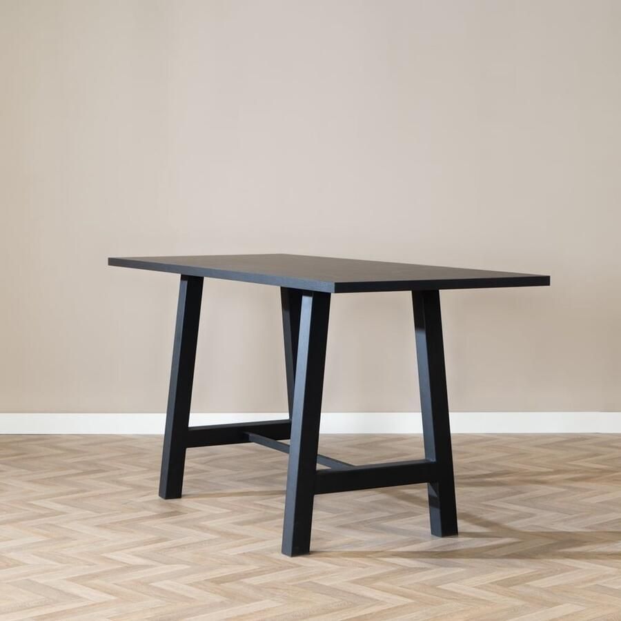 Bronx71 Bartafel Disa melamine zwart 220 x 90 x 106 cm