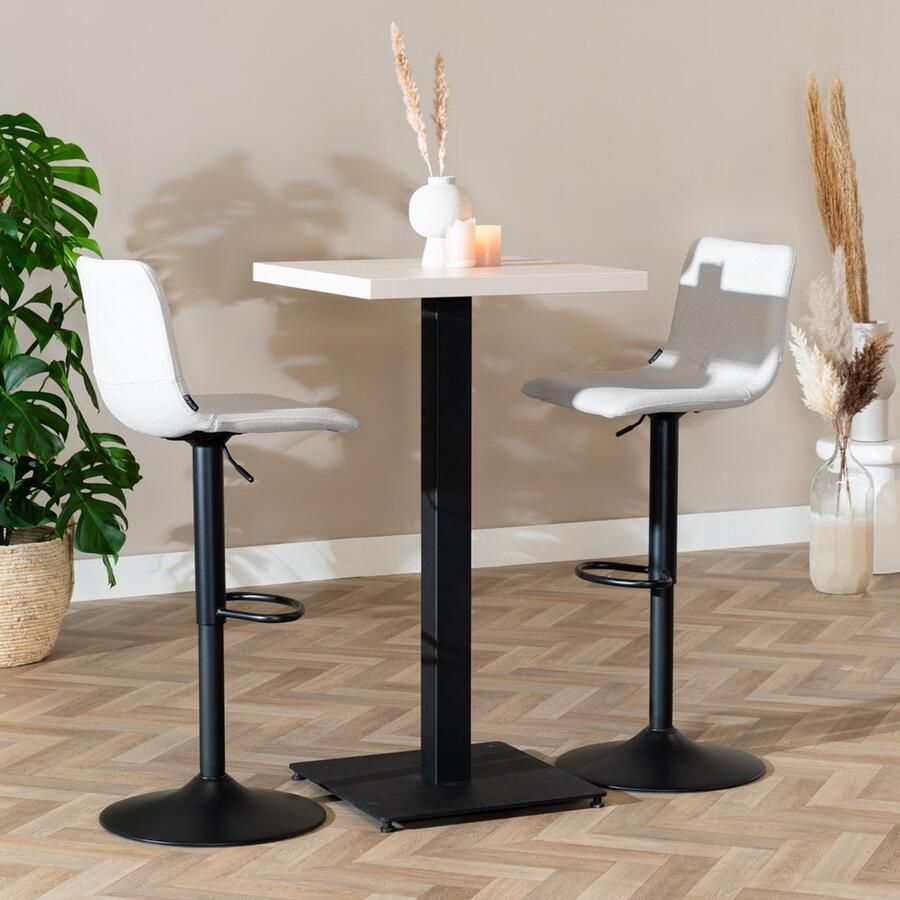 Bronx71 Bartafel Nils melamine beige 60 x 60 x 109 cm. - Foto 2