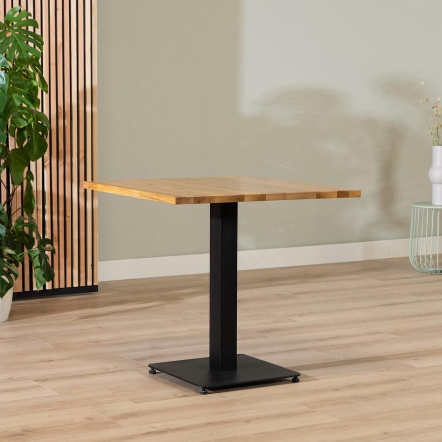 Bronx71 Bistrotafel Sven eikenhout 80 x 80 cm