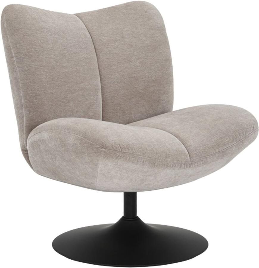 Bronx71 Draaifauteuil Lise chenille taupe
