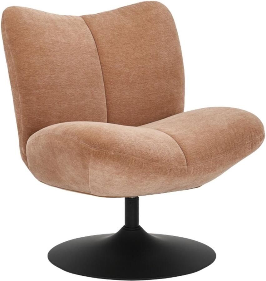 Bronx71 Draaifauteuil Lise chenille terracotta