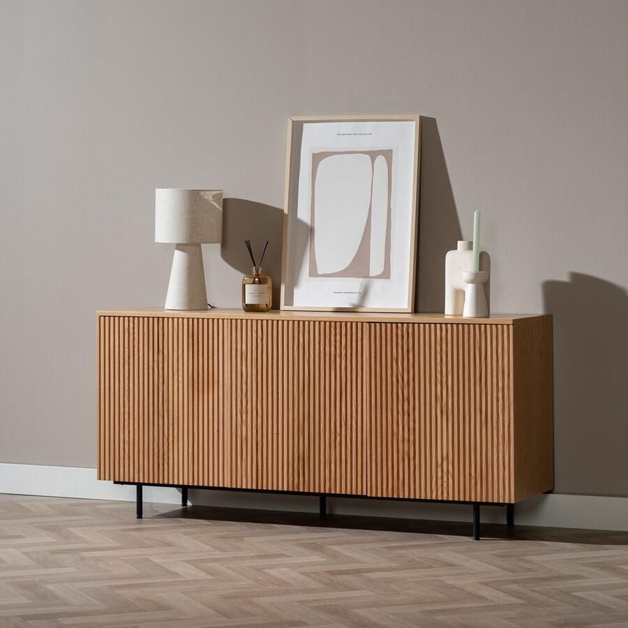 Bronx71 Dressoir Haley blank eiken 160 cm